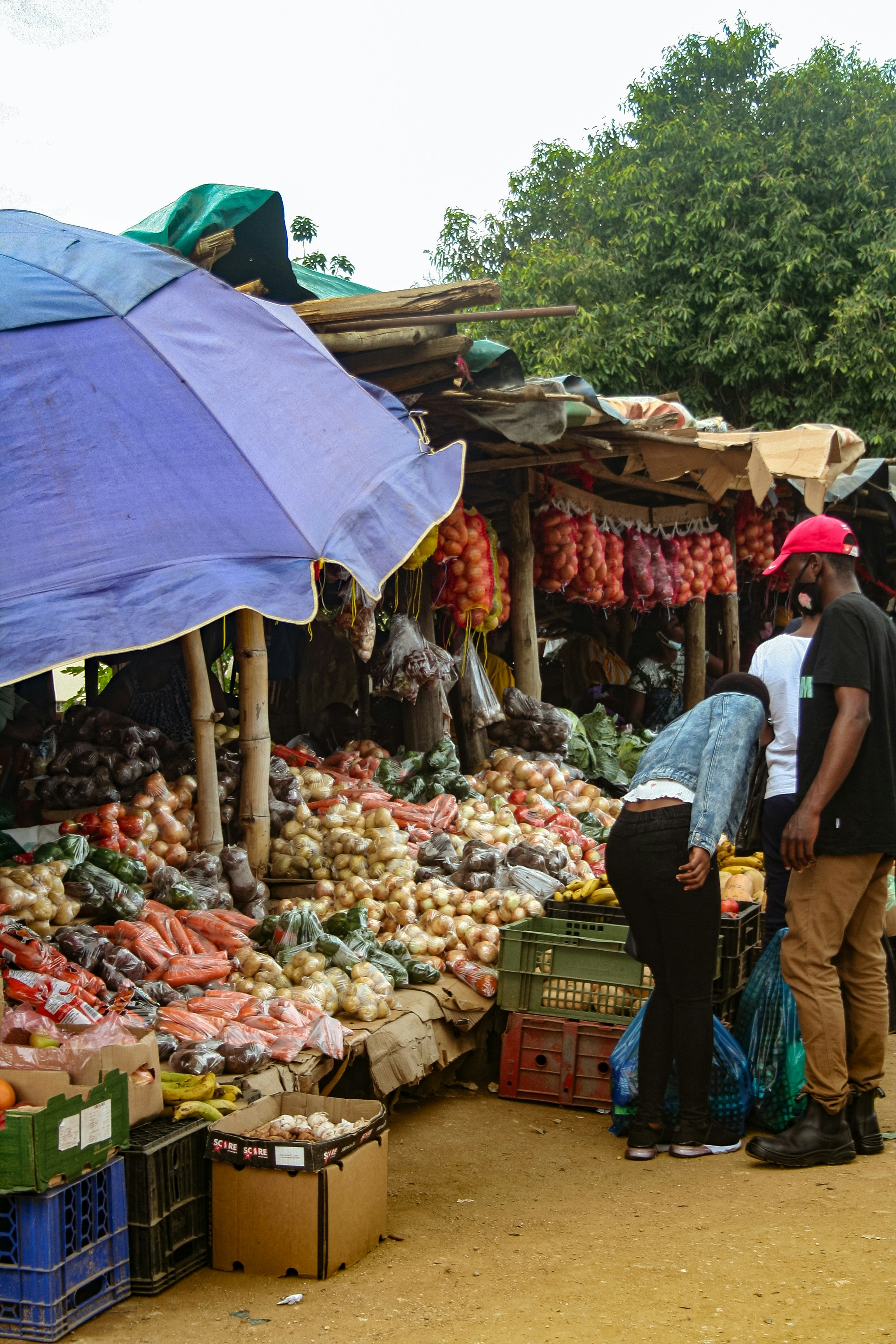 Nigerian Market Scene